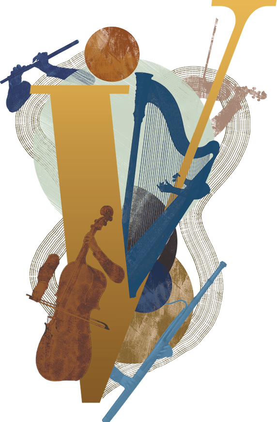 Plakat z motywem festiwalowym